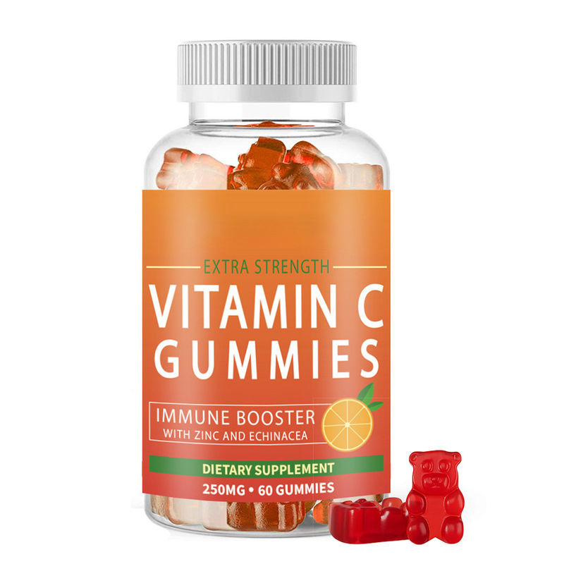 Oem Private Label Vitamine e integratori Vitamina C gomme per sbiancamento della pelle e miglioramento dell'immunità