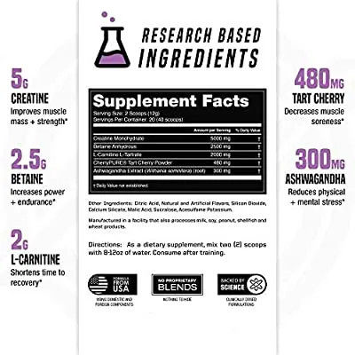 Bcaa Creatina Monohidrato Gomma Pre allenamento Energia Gomma Creatina