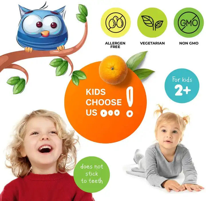 Oem gommoso caramelle gommose multivitaminiche per bambini supporto immunitario salute digestiva bambini gommoso multivitaminico