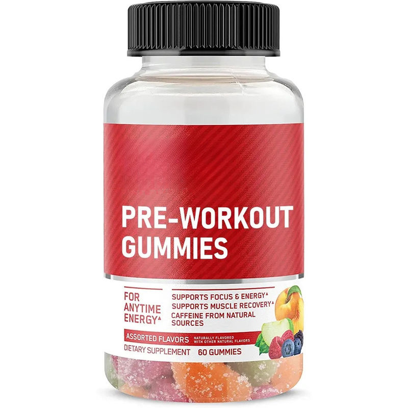 Oem supporta il recupero energetico muscolare Amino Energy Gummies Supplement For Anytime Energy