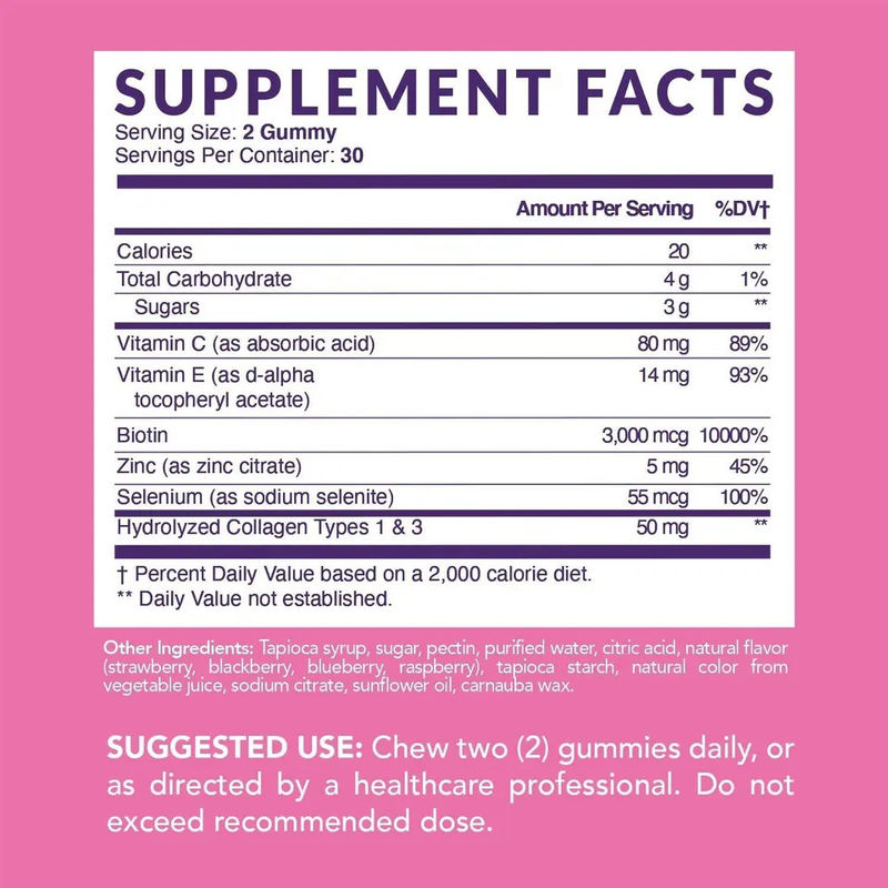 Assicurazione sanitaria Etichetta privata Gmp Fabbrica Sbiancatura della pelle Multivitaminici Supplemento di collagene Caramelle gommose