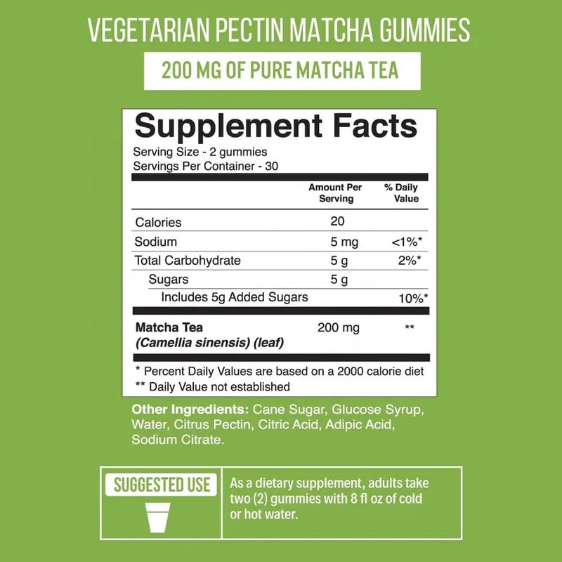 Matcha organica per una sana digestione e supporto antiossidante Vegan Matcha Green Tea per disintossicazione, pulizia e guarigione