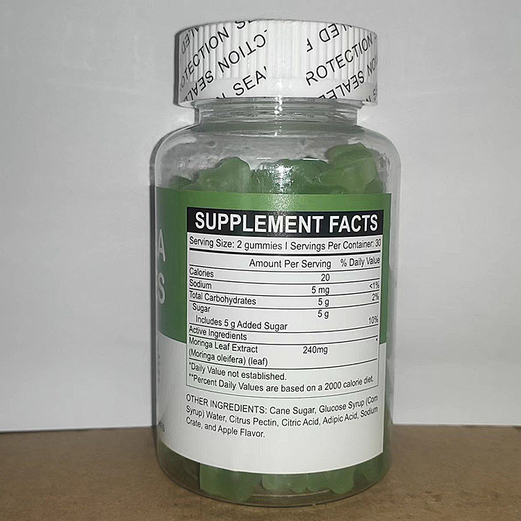 Oem Vegan Supplement Gomma Moringa Gomme per energia antiossidante e supporto immunitario