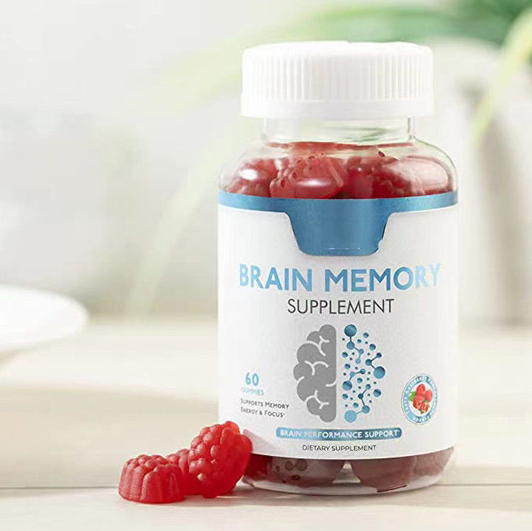 Oem Private Label Vegan Gummy Candy Focus Migliora la memoria Nootropics Brain Booster Supplement Nootropic Gummies
