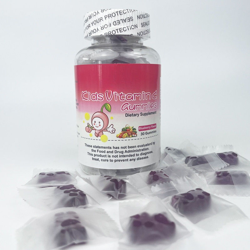 Etichetta privata Oem Senza zucchero Bambini Supplemento immunitario Vitamina C Gomma per bambini