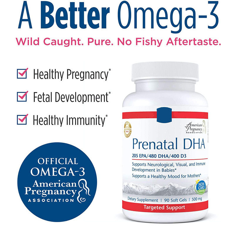 Supplemento per la gravidanza Dha/epa Omega 3 Softgel per sostenere lo sviluppo del cervello nei bambini durante la gravidanza