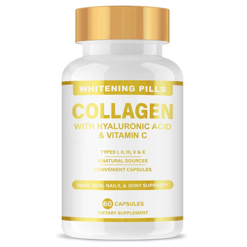 Capsule di collagene multi idrolizzate per l' anti-invecchiamento e la bellezza della pelle Collagene in polvere Softgel Capsule integratori