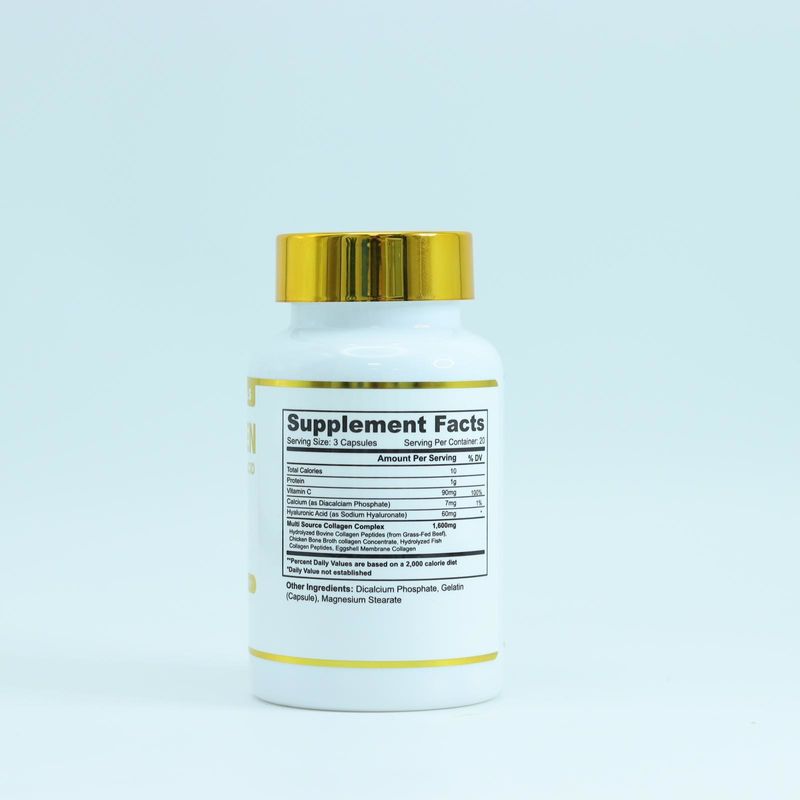 Capsule di collagene multi idrolizzate per l' anti-invecchiamento e la bellezza della pelle Collagene in polvere Softgel Capsule integratori