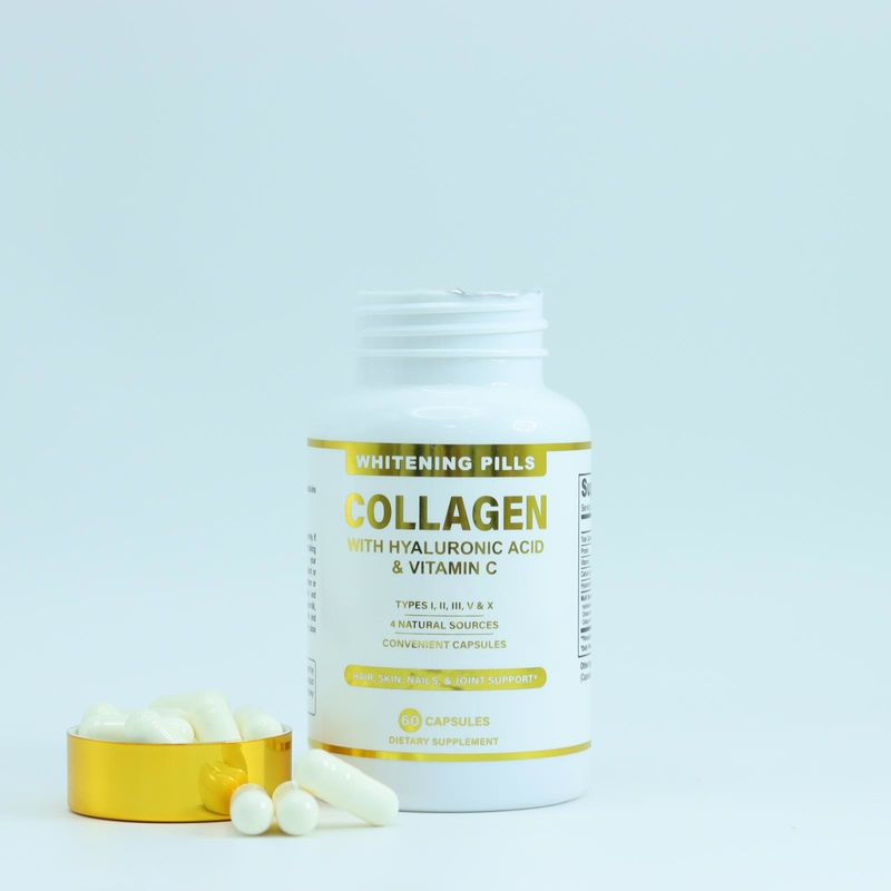 Capsule di collagene multi idrolizzate per l' anti-invecchiamento e la bellezza della pelle Collagene in polvere Softgel Capsule integratori