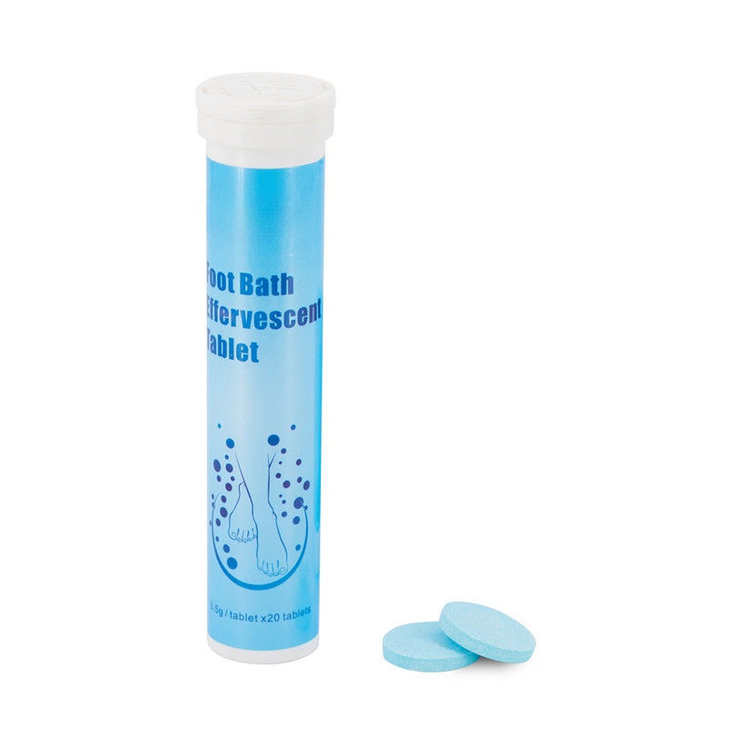 Oem Private Label Formula Mint Estratto Personalizzato Cura dei Piedi Effervescente Tablette Per Rimuovere l' Odore dei Piedi E Beriberi