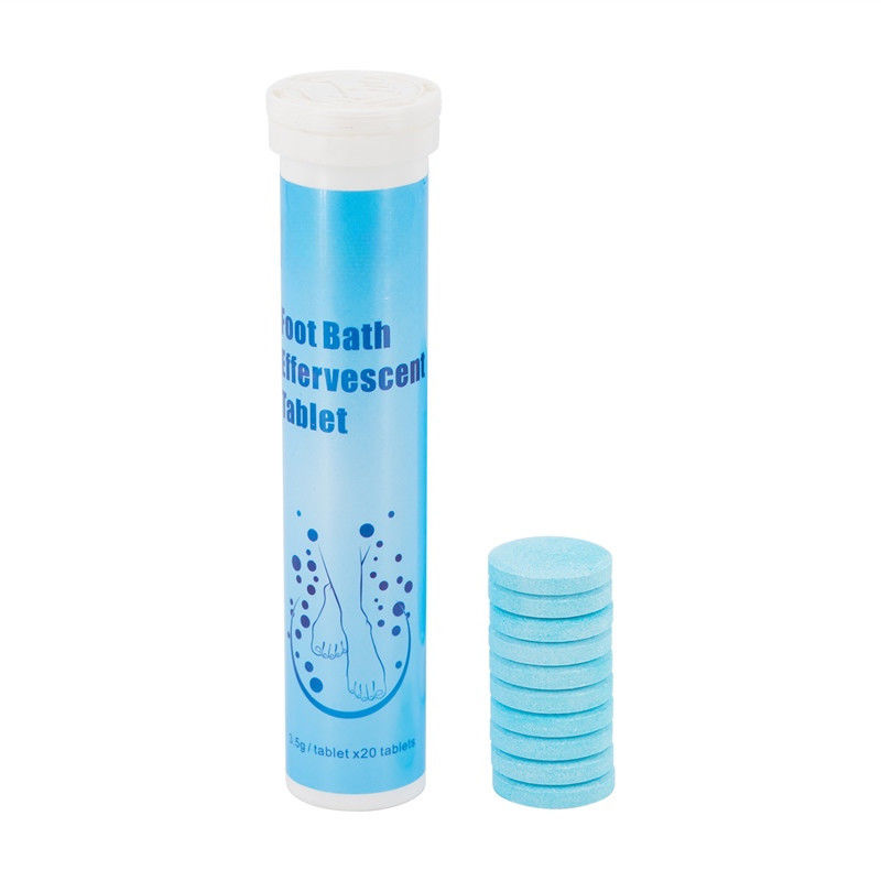 Oem Private Label Formula Mint Estratto Personalizzato Cura dei Piedi Effervescente Tablette Per Rimuovere l' Odore dei Piedi E Beriberi