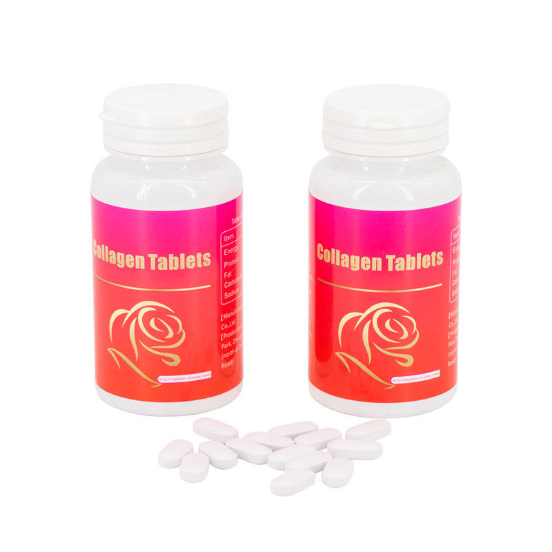 Oem Private Label Supplementi di formula personalizzati Capsule sbiancanti per la pelle compresse di collagene di rondine masticabili