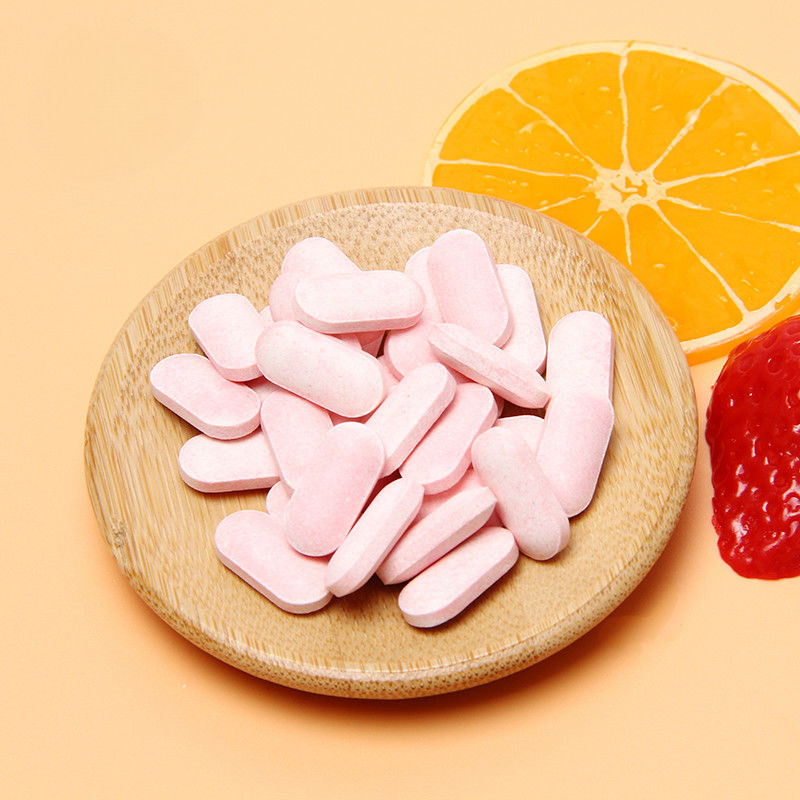 Oem Private Label Supplementi per il sbiancamento della pelle Immunità Personalizzazioni Vitamina C 100mg 500mg Comprimiti masticabili